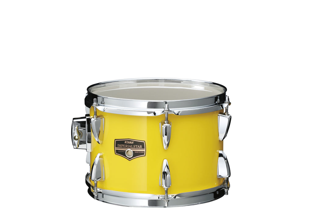 TAMA Imperialstar Rack Tom 12" x 8" - Electric Yellow/Chrome HW