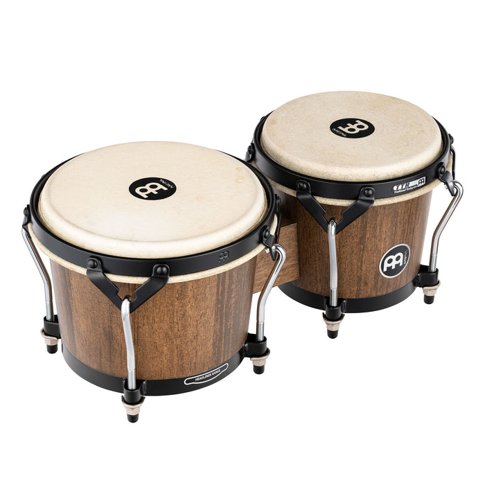 MEINL Percussion Headliner® Series Wood Bongo 6 3/4" Macho & 8" Hembra - Walnut Brown