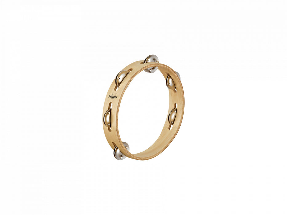 NINO Percussion Wood Tambourine - 8"