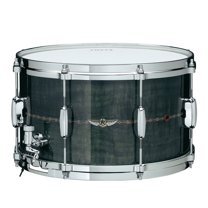 TAMA STAR Bubinga Snare Drum 14" x 8" - Pewter Blue Australian Acacia/Chrome HW - Inside & Outside Inlay