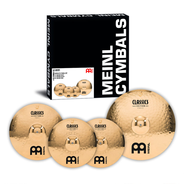 MEINL Cymbals Classics Custom Brilliant Cymbal Set - 3 pcs