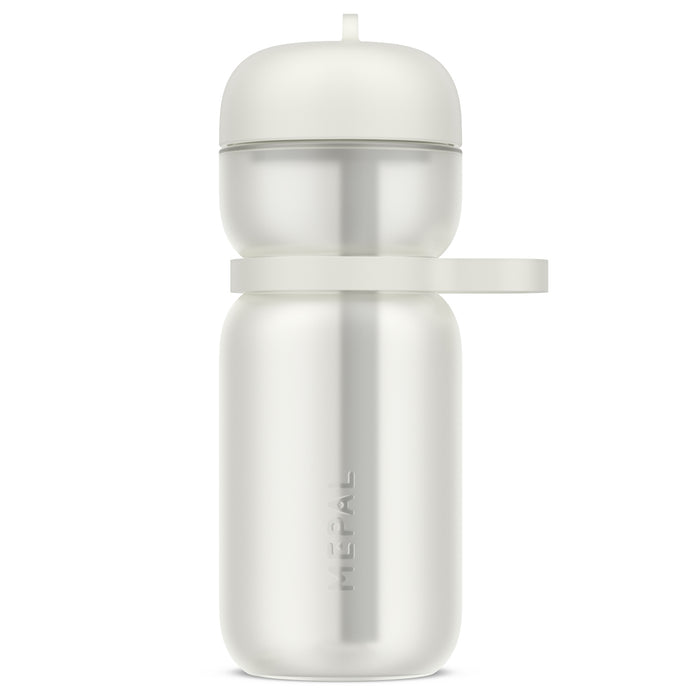 Mepal Bidon sportowy ze sЕ‚omkД… Flip Active 600 ml Ceramic White 103003032100