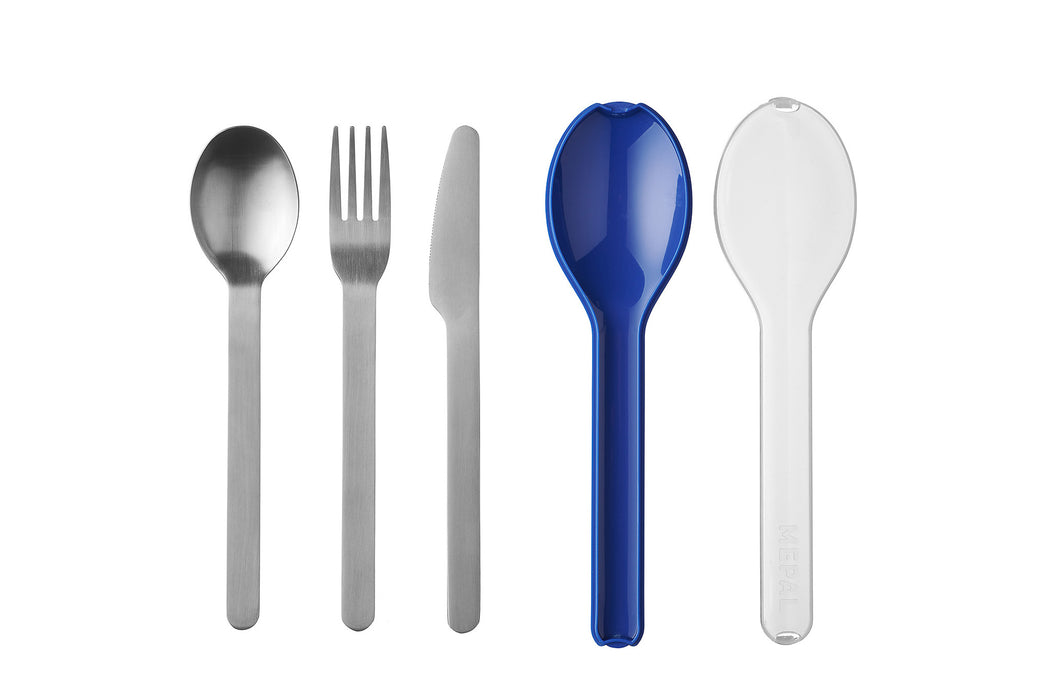 Mepal Ellipse vivid blue 3 piece cutlery set 105760010100