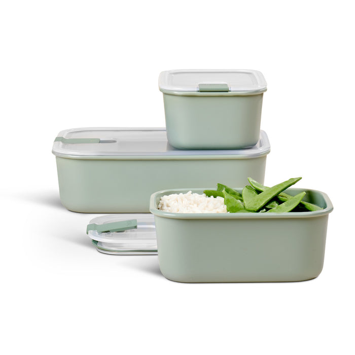 Mepal Set of 3 EasyClip food containers 2x700ml 1500ml Nordic Sage 106181094700