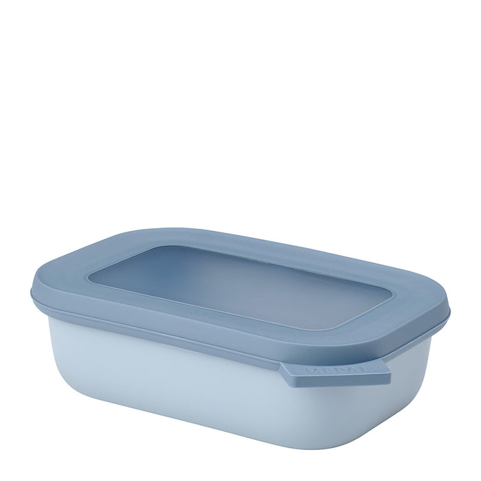 Mepal Cirqula rectangular bowl 500ml Nordic Blue 106251015700