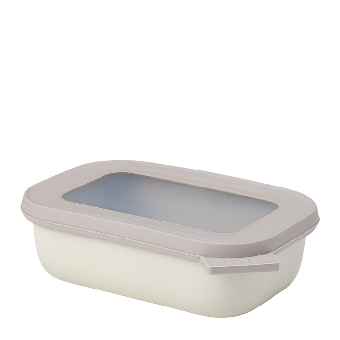 Mepal Cirqula rectangular bowl 500ml Nordic White 106251032500