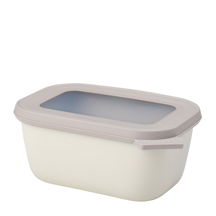 Mepal Cirqula rectangular bowl 750ml Nordic White 106253032500