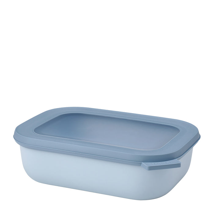 Mepal Cirqula rectangular bowl 1000ml Nordic Blue 106255015700