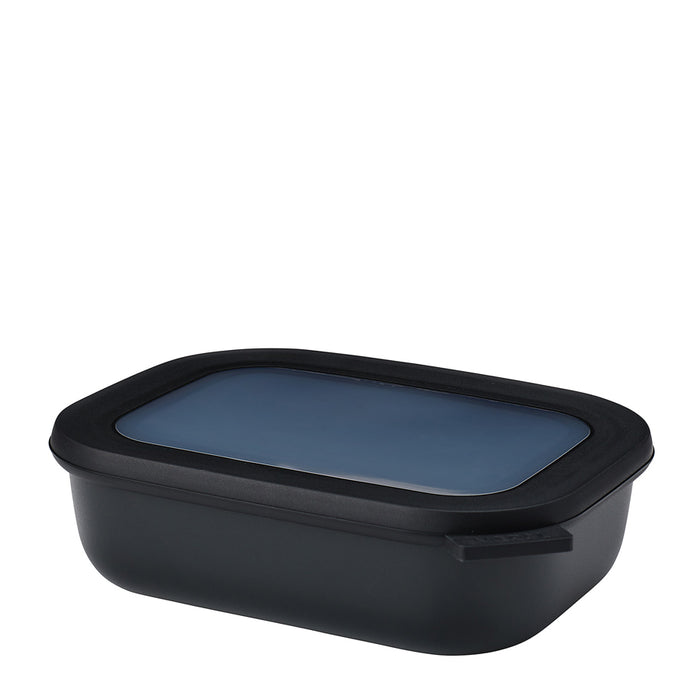 Mepal Cirqula rectangular bowl 1000ml Nordic Black 106255041100