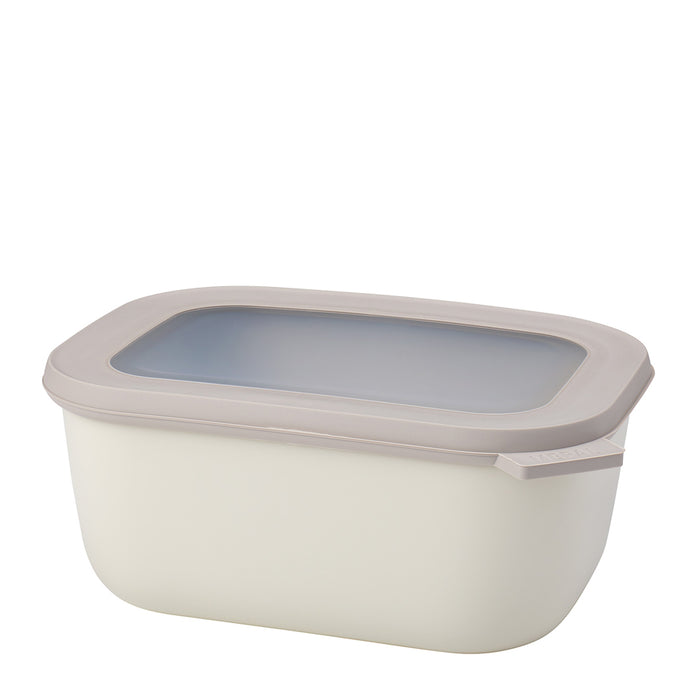 Mepal Cirqula rectangular bowl 1500ml Nordic White 106257032500