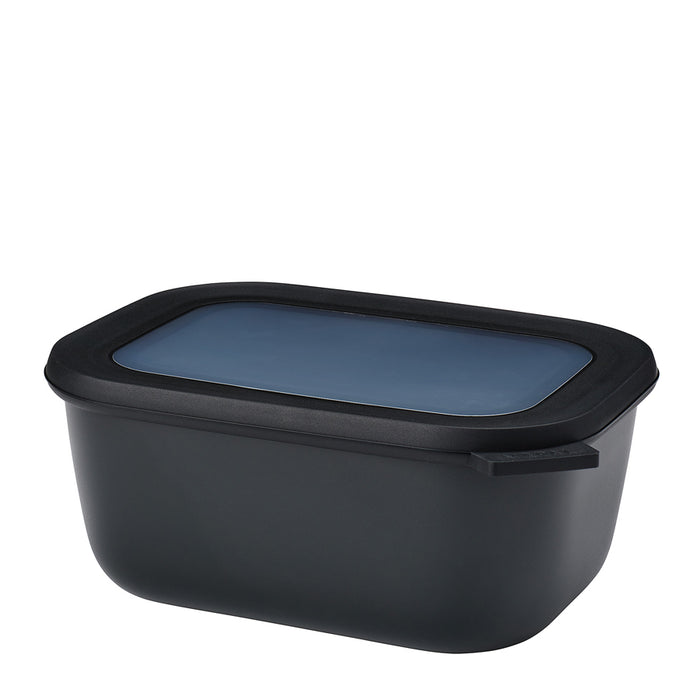 Mepal Cirqula rectangular bowl 1500ml Nordic Black 106257041100