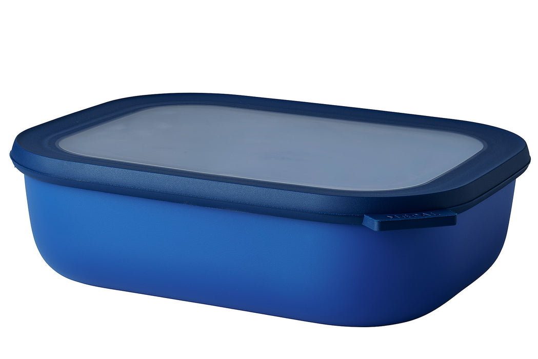 Mepal Cirqula rectangular bowl 2000 ml vivid blue 106259010100