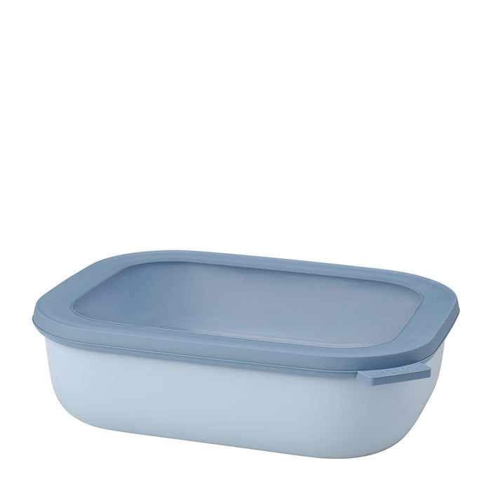 Mepal Cirqula rectangular bowl 2000ml Nordic Blue 106259015700