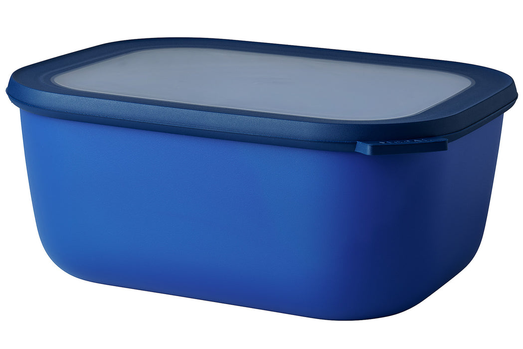 Mepal Cirqula rectangular bowl 3000 ml vivid blue 106261010100