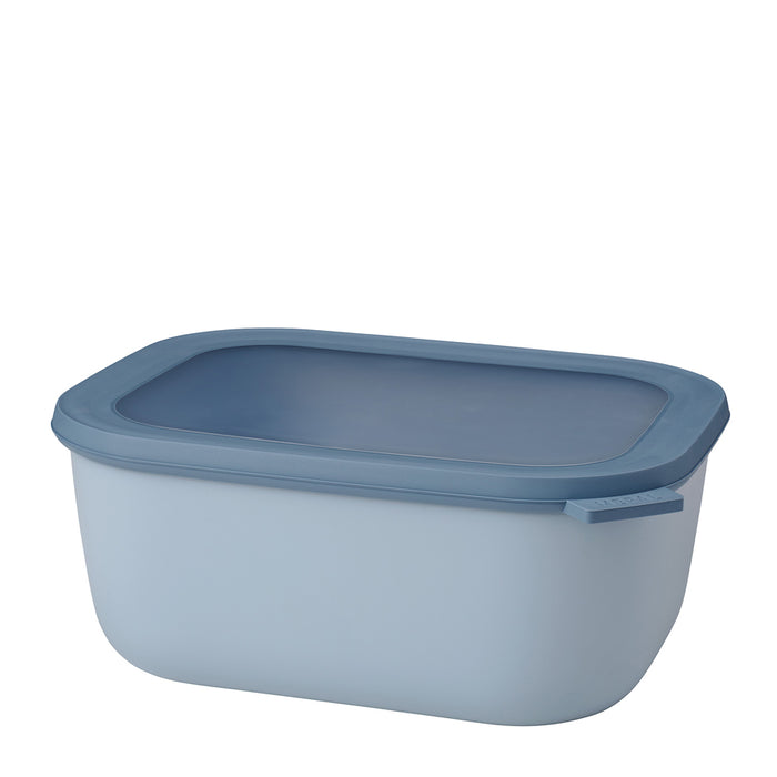 Mepal Cirqula rectangular bowl 3000ml Nordic Blue 106261015700