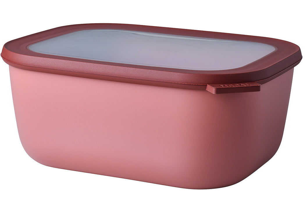Mepal Cirqula rectangular bowl 3000 ml vivid mauve 106261078700