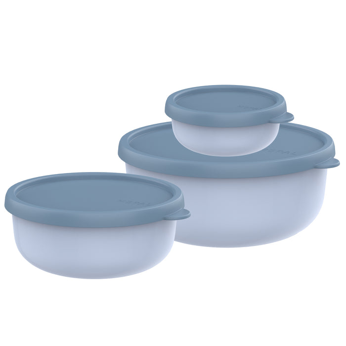 Mepal Zestaw 3 pojemnikГіw Lumina 2.0 250ml + 750ml + 1500ml Nordic Blue 106298013800