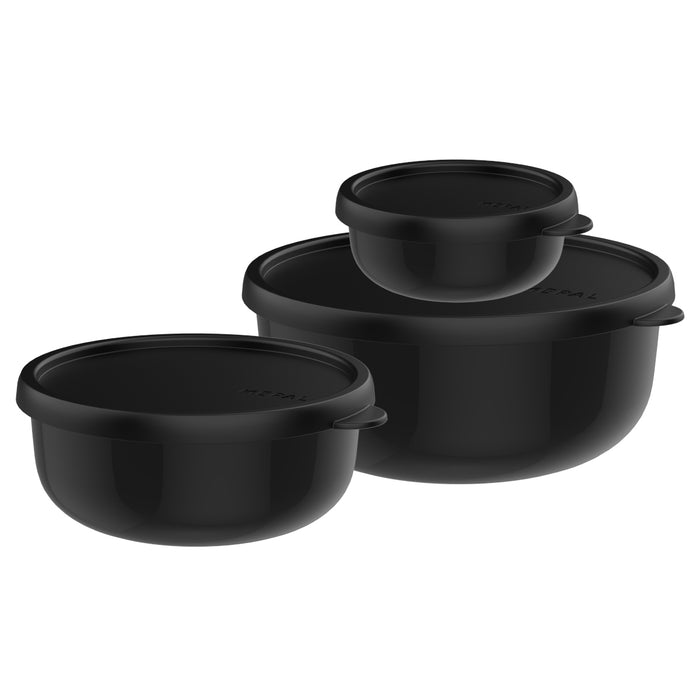Mepal Zestaw 3 pojemnikГіw Lumina 2.0 250ml + 750ml +1500ml Nordic Black 106298041100
