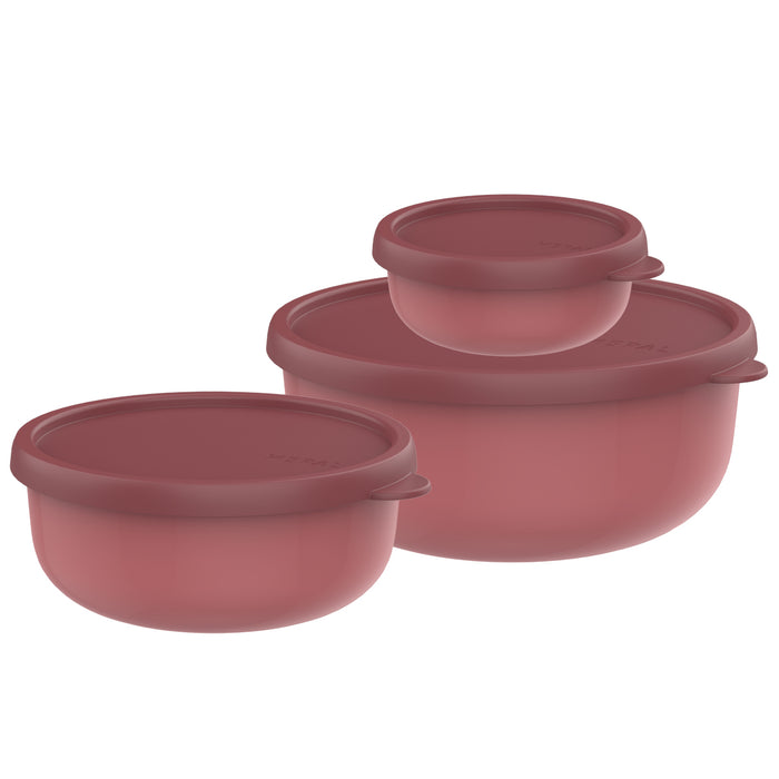 Mepal Zestaw 3 pojemnikГіw Lumina 2.0 250ml + 750ml + 1500ml Vivid Mauve 106298078700