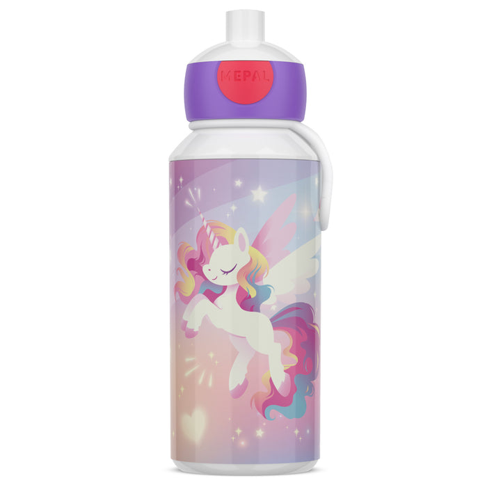 Mepal Butelka dla dzieci pop-up Campus 400 ml Unicorn Glow 107410065411