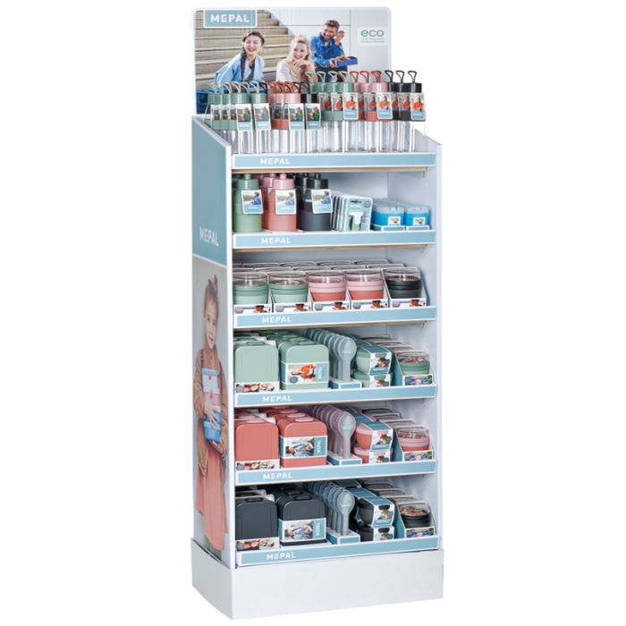 Mepal Display On The Go - Nordic Sage/Black/Mauve 1/4 pallet