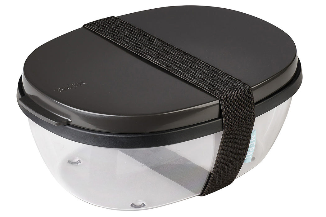 Mepal Saladbox Ellipse nordic black 107640541100