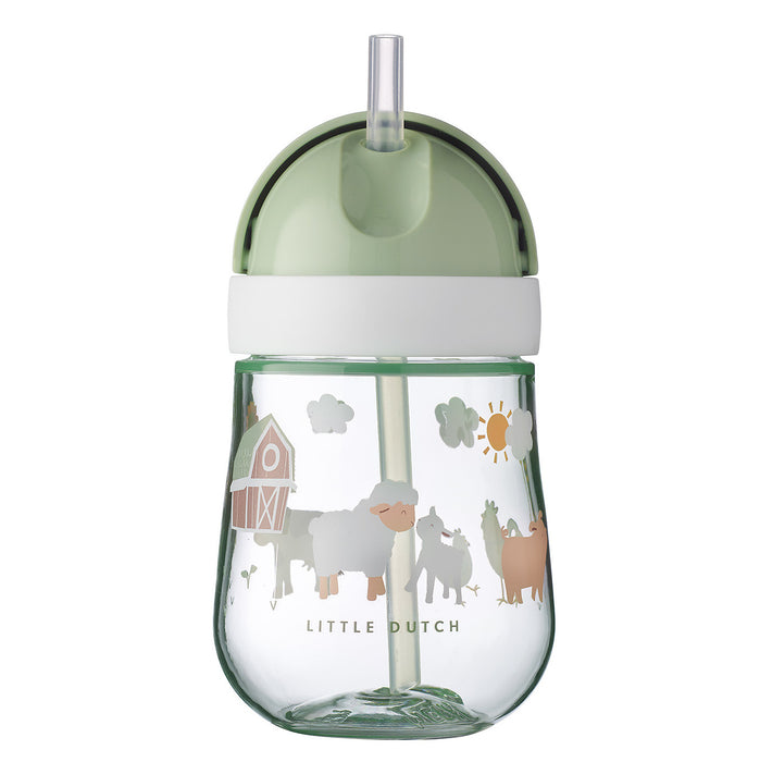 Mepal Children's cup with straw 300ml Mio Little Farm 108014065399