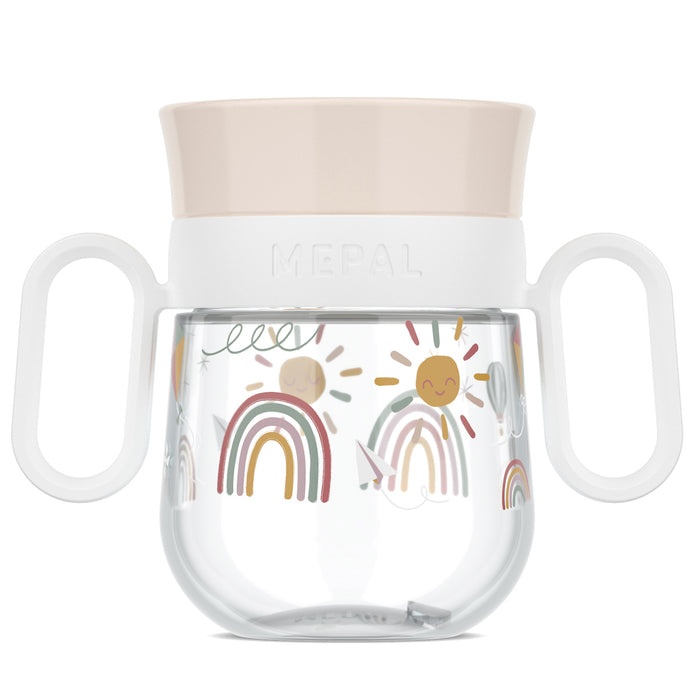 Mepal Kubek dzieciД™cy treningowy do nauki picia Mio 200 ml Sunshine & Rainbow 108018065245