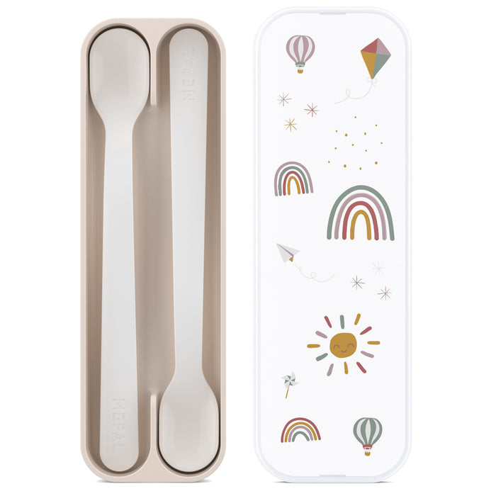 Mepal 2 ЕЃyЕјki do karmienia Mio Sunshine & Rainbow 108032065245