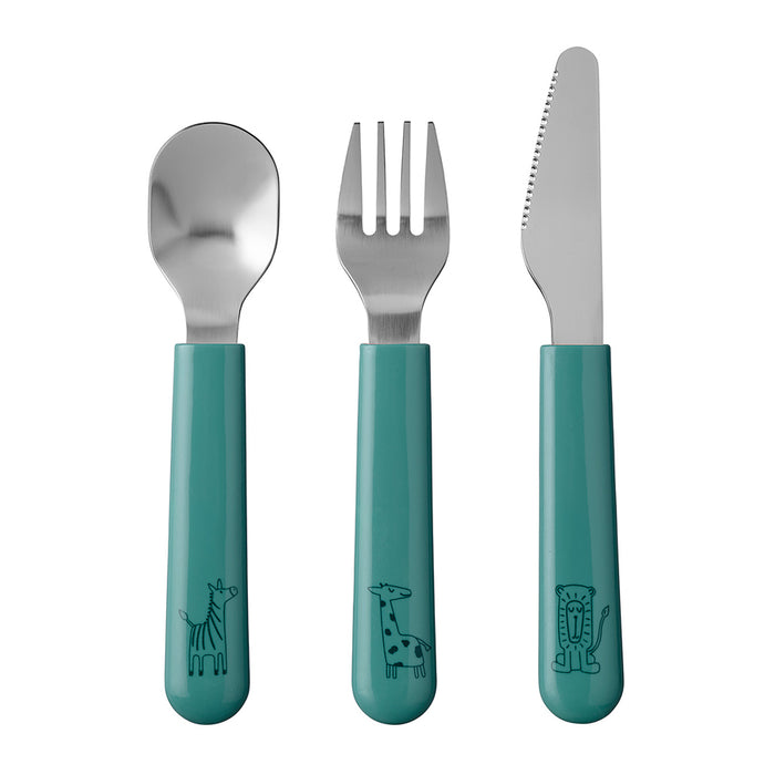 Mepal Children's Cutlery 3-piece Mio Deep Turquoise 108033012400