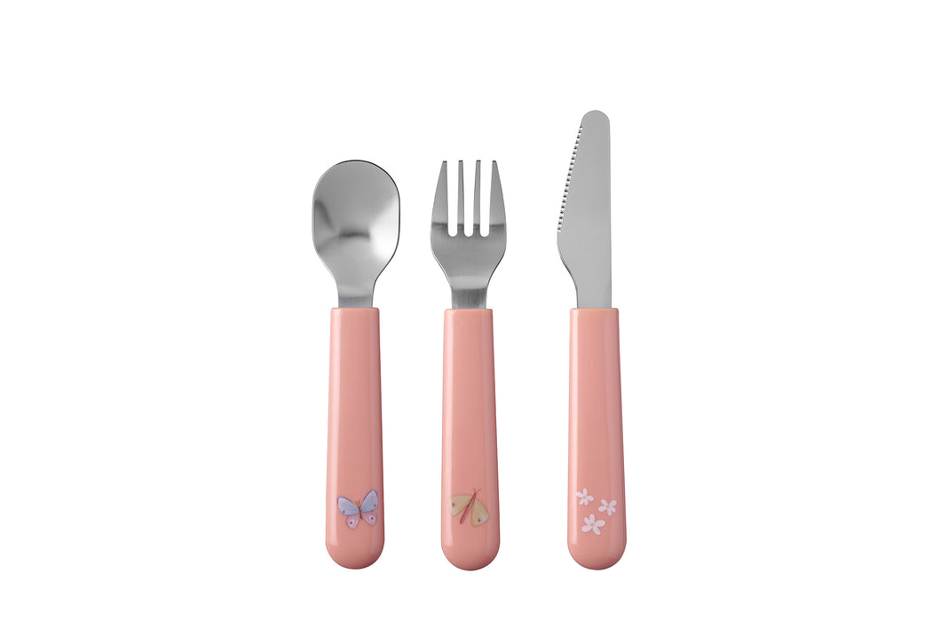 Mepal Children's cutlery 3pcs. MIO Flowers &amp; Butterflies 108033065243