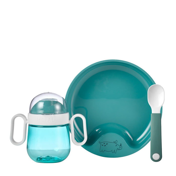 Mepal Children's 3-piece dinner set Mio Deep Turquoise 108040012400