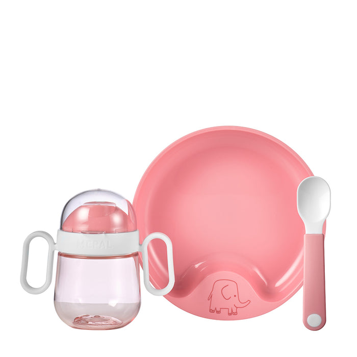 Mepal Mio Deep Pink 3-piece children's dinner set 108040078400