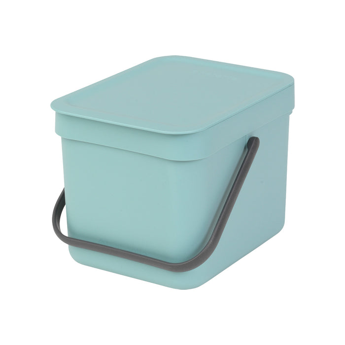 Brabantia Sort &amp; Go 6l Mint recycling garbage can 109645