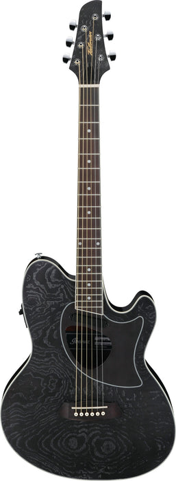 IBANEZ Talman Acoustic Guitar 6 String - Galaxy Black Open Pore