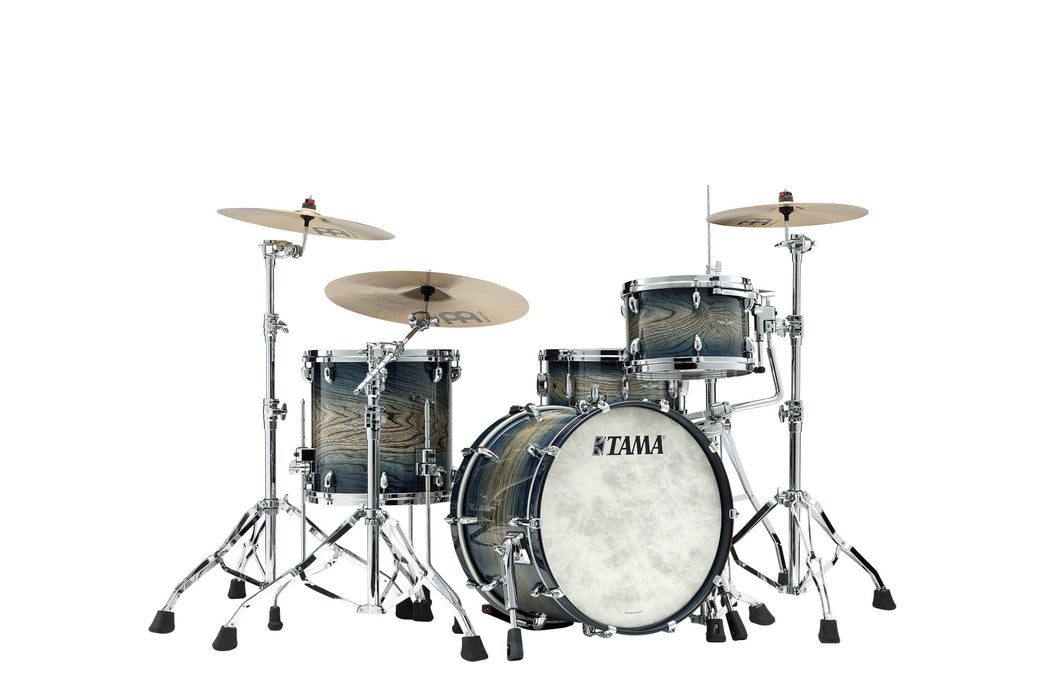 TAMA STAR Walnut Shell Kit 3 pcs - Indigo Japanese Sen Burst/Chrome HW