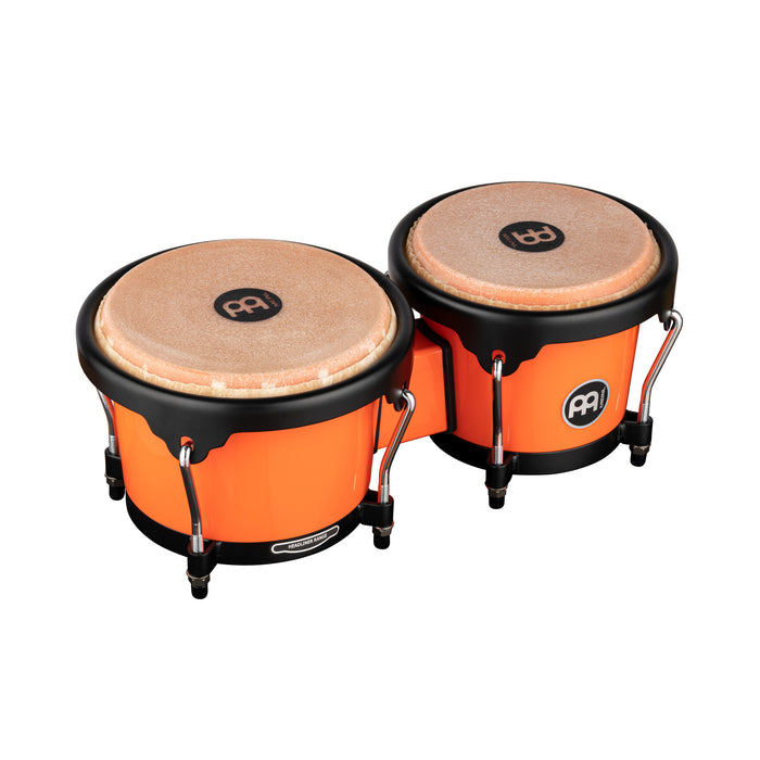 MEINL Percussion Journey Series Molded ABS Bongo 6 1/2" & 7 1/2" - Electric Coral