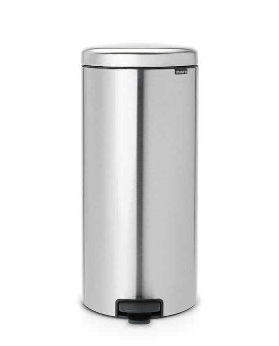 Brabantia Newicon 30l pedal garbage can matte steel 111822