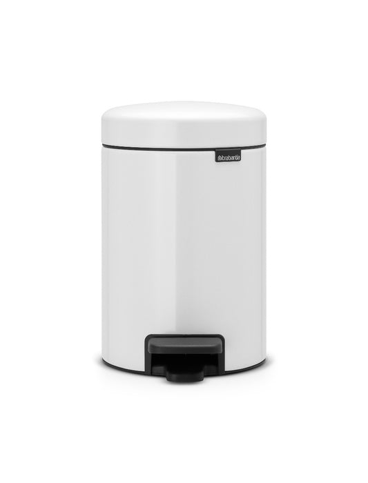 Brabantia Pedal basket 3l white 112126 Newicon