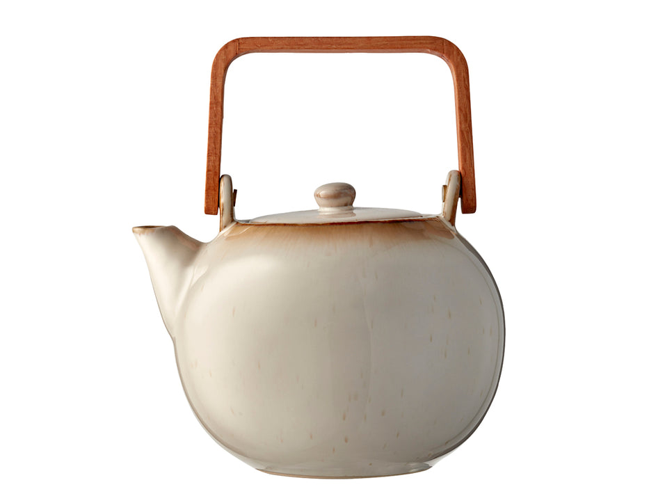 Bitz Stoneware jug with strainer 1.2l cream 11252