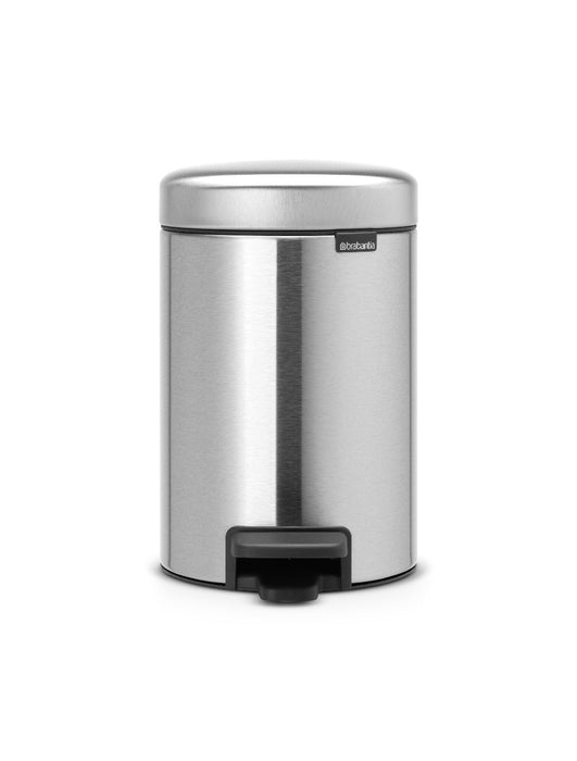 Brabantia Pedal basket 3l matt steel 113222 Newicon