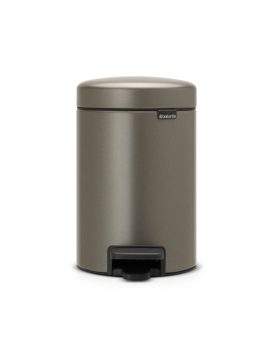 Brabantia Pedal basket 3l platinum 113246 Newicon