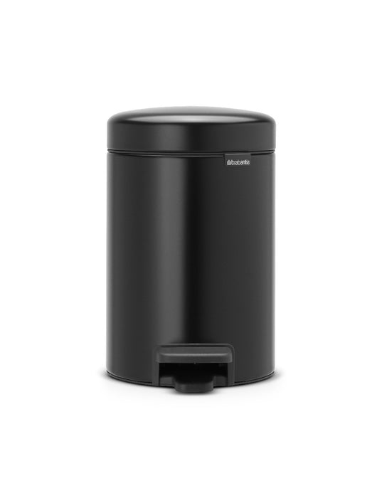 Brabantia Pedal basket 3l mat black 113321 Newicon