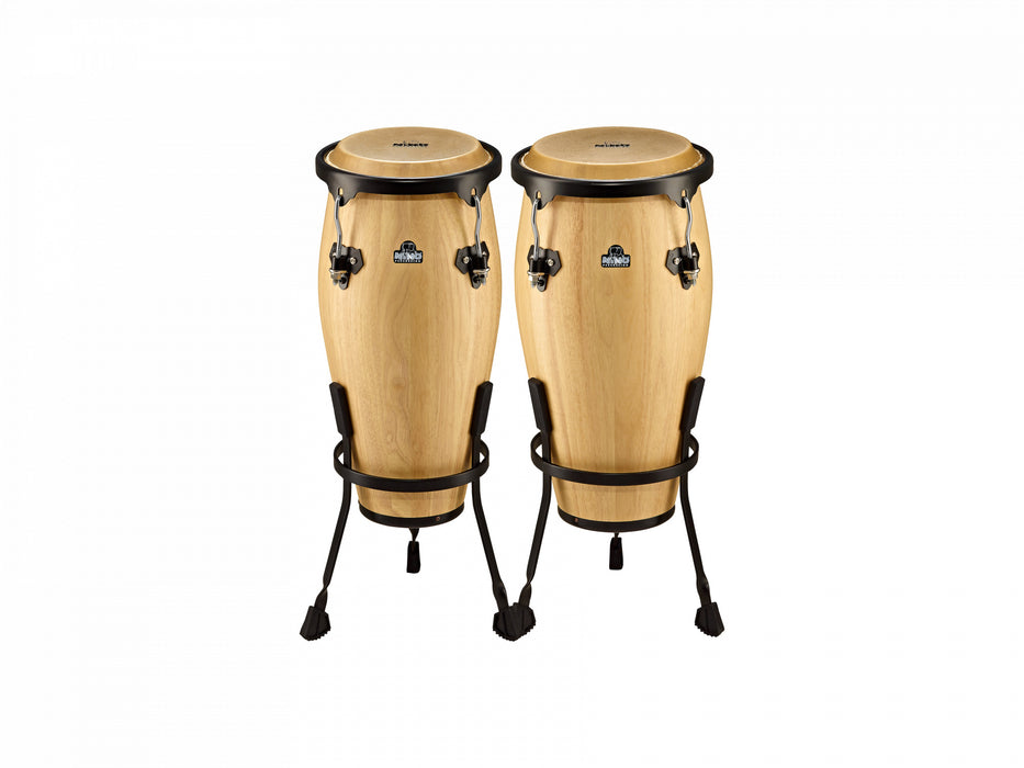 NINO Percussion Wood Conga Set - 8" & 9"