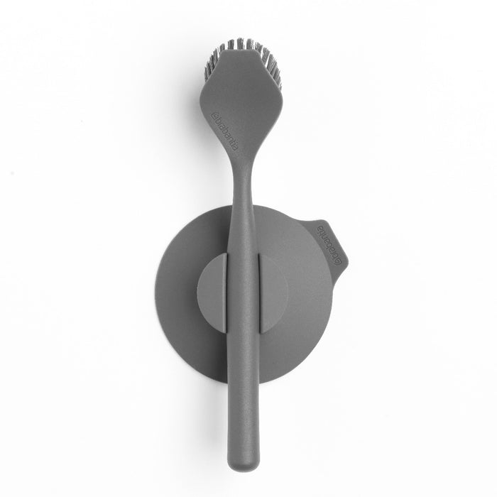 Brabantia Dish brush suction cup dark grey 117589