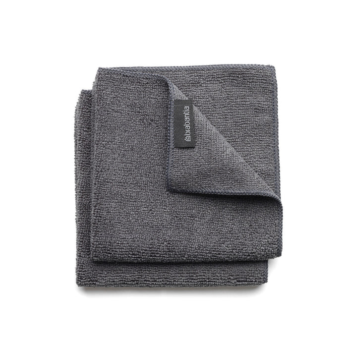 Brabantia Microfiber cloths 2 pcs dark gray 118029