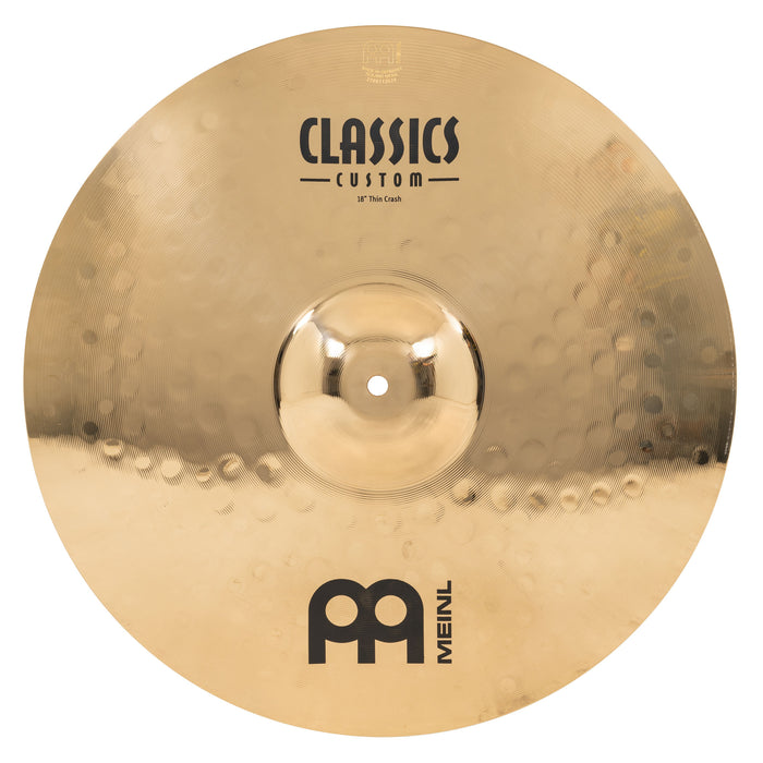 MEINL Cymbals Classics Custom Brilliant Thin Crash - 18"