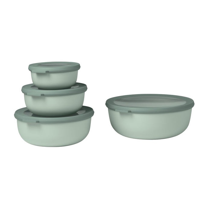 Mepal Set of 4 Cirqula round bowls 350 750 1250 2250 Nordic Jade 106232094700
