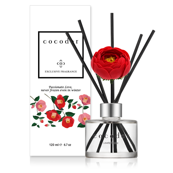 Cocodor Fragrance diffuser with Camellia sticks 120 ml Lovely Peony PDI30431