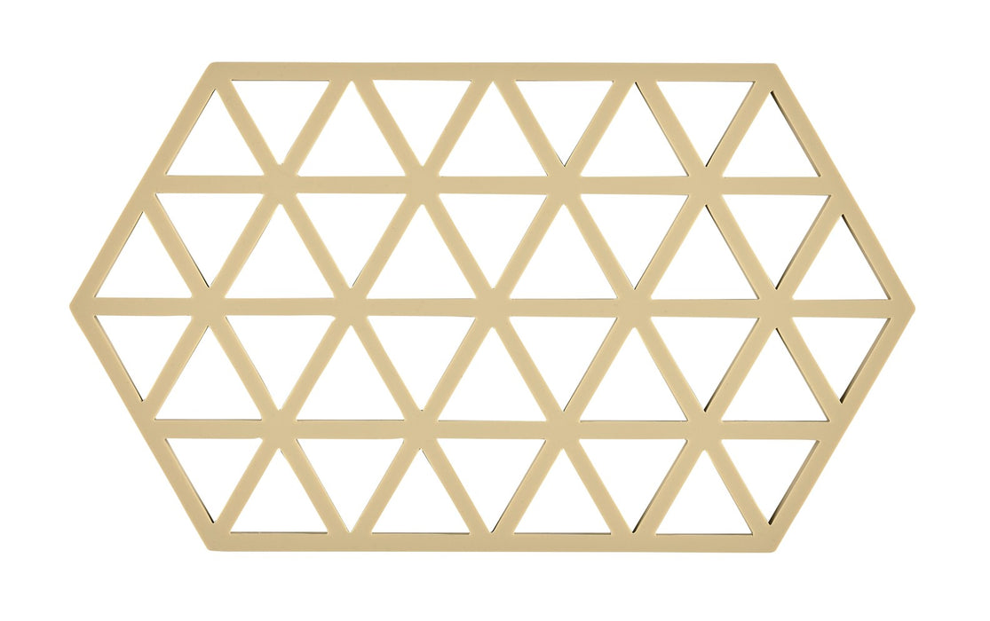 Zone Denmark Triangles 24 cm Warm Sand dish pad 12430